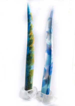 088 1 Sallie Portnoy Sea Blades glass Garden 2021
