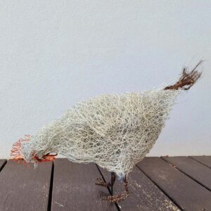 Felicity Cavanough flown the coup blondie Sculpture on the Farm Dungog