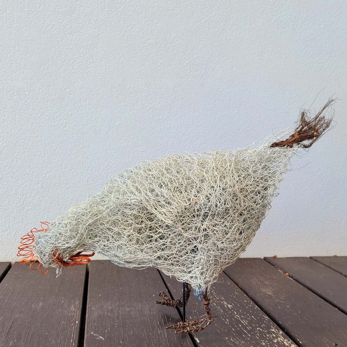 Felicity Cavanough flown the coup blondie Sculpture on the Farm Dungog